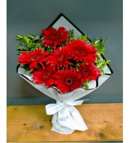 7 Kırmızı Gerbera 